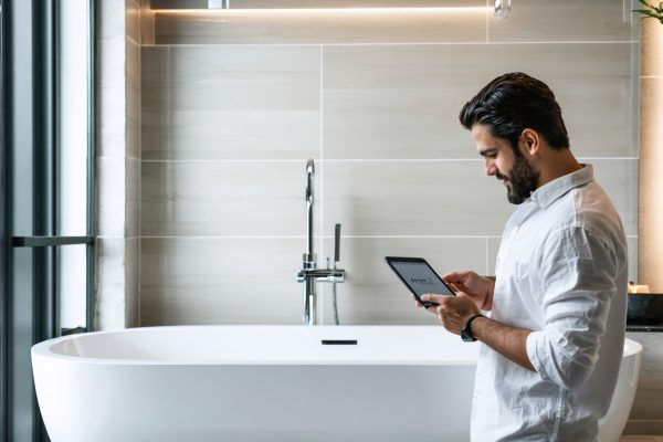 salle de bain panneaux muraux