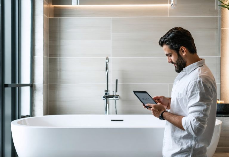 salle de bain panneaux muraux