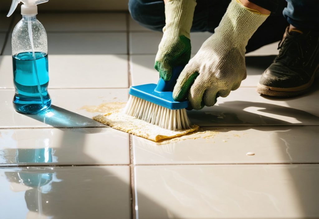 comment enlever de la colle seche