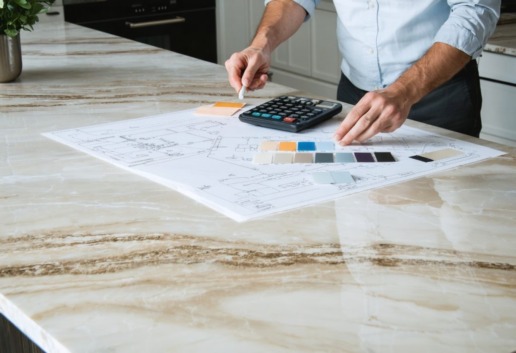 plan de travail en quartz