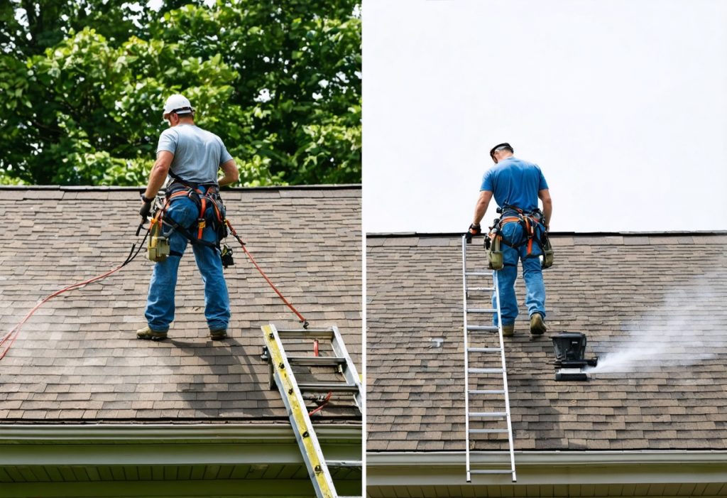 prix pour nettoyer un toit