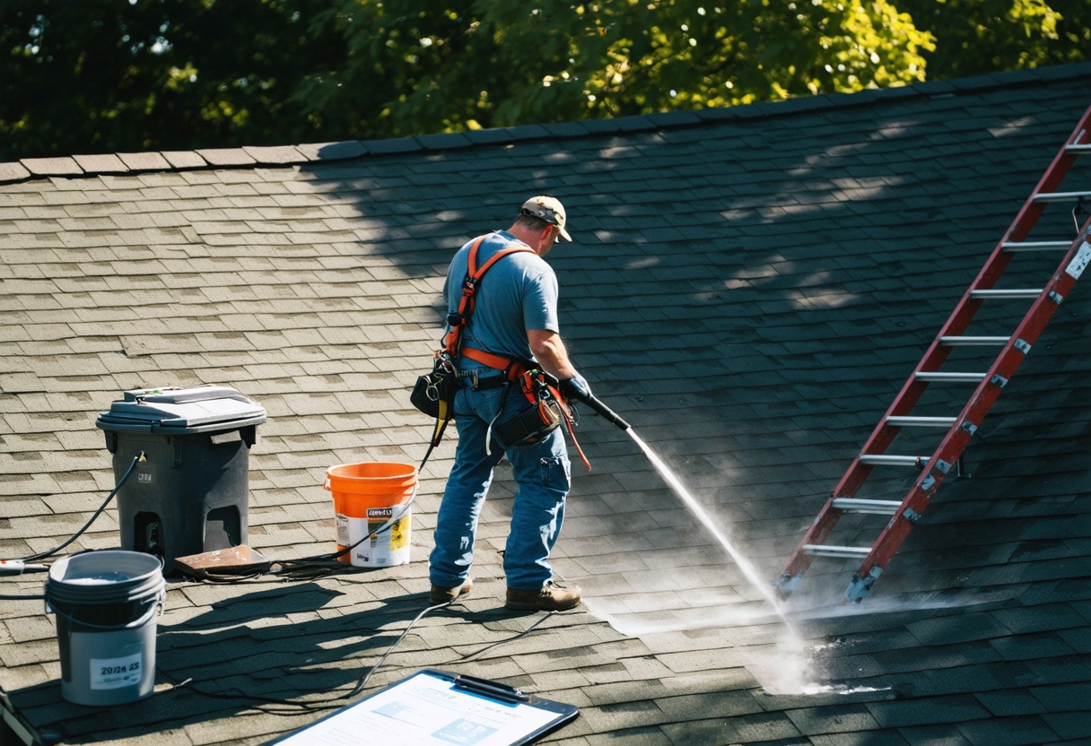 prix pour nettoyer un toit