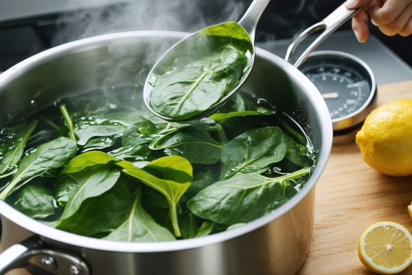 cuisson epinard frais