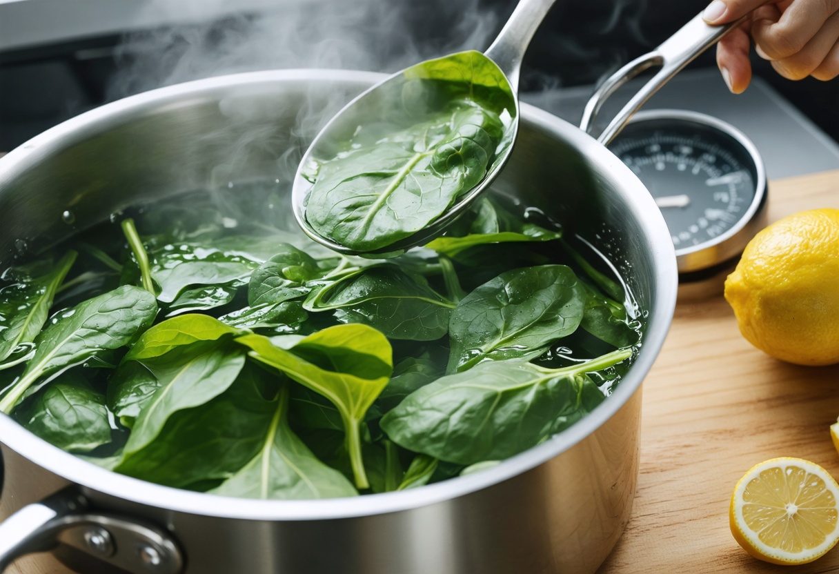 cuisson epinard frais