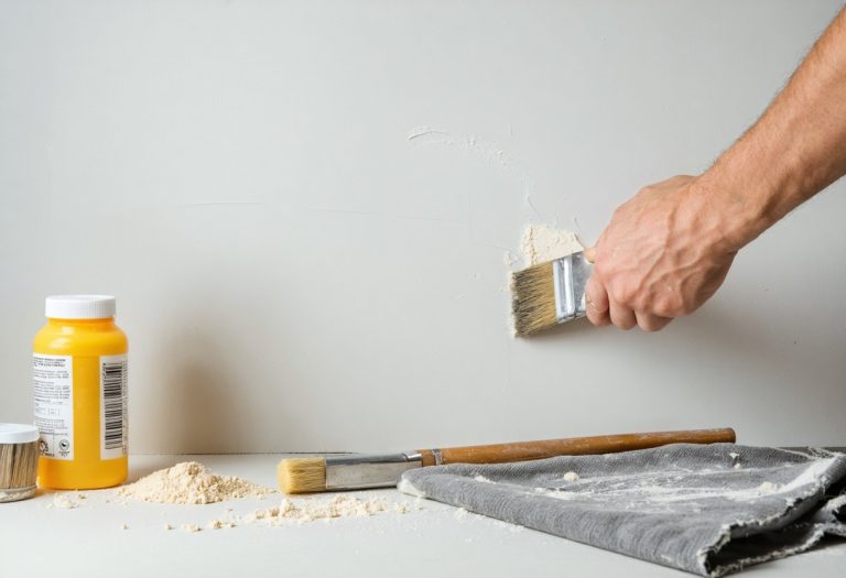 reboucher des trous dans le mur